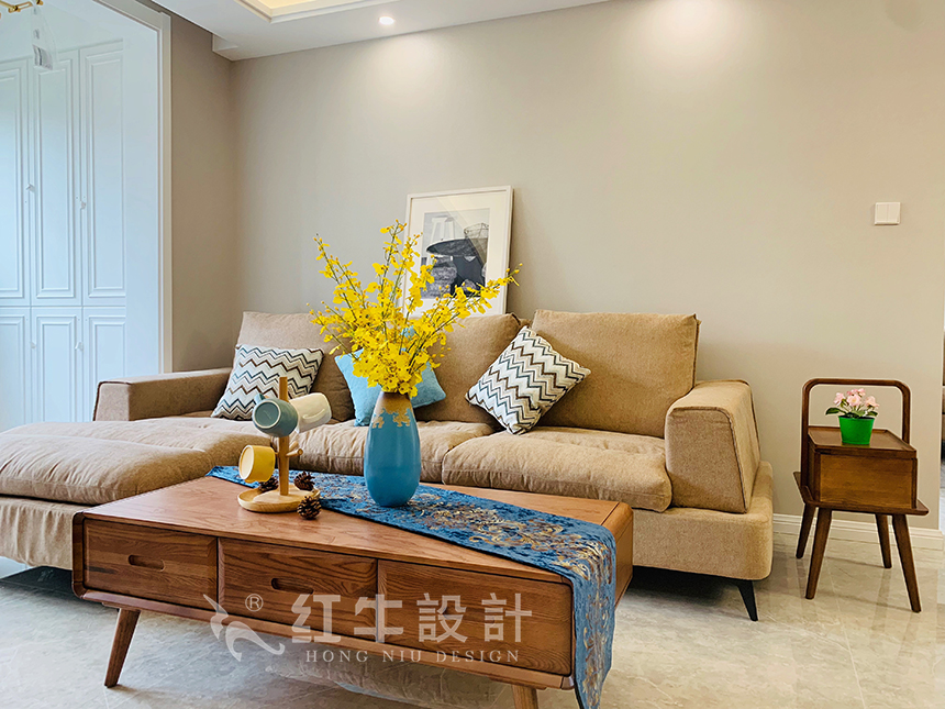 保利国际社区115㎡现代风格--想现场参观新装好的房子吗？这里就有哦！01刘晓芳_保利国际社区-89㎡-北欧风格